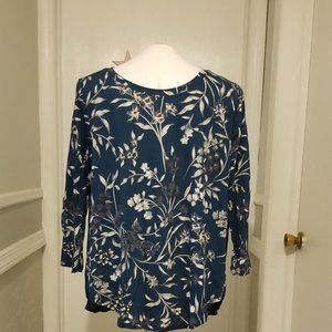 Loft Outlet Dark Green Top/Blouse